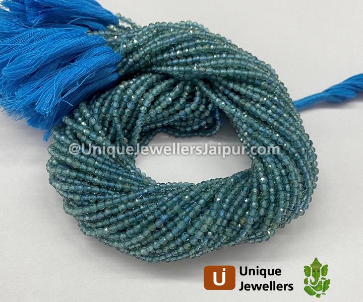 Blue Tourmaline Micro Cut Beads